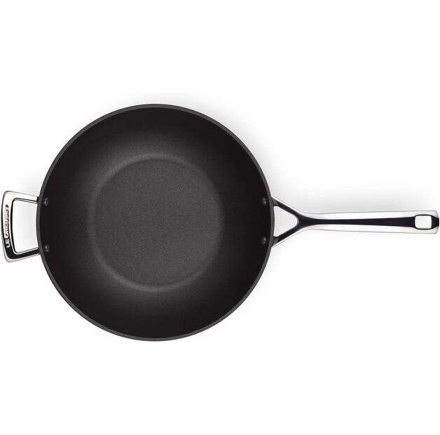 Le Creuset Aluminum Non-stick Wok Pan High with Handle 30 Cm (51104300010202)