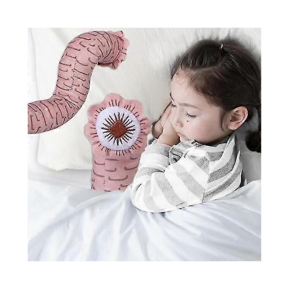 Peluche Vers des Sables Inspirée de Dune - Créature Rouge Douce pour Décoration Intérieure, Cadeau pour Enfants, Adultes et Fans du Film
