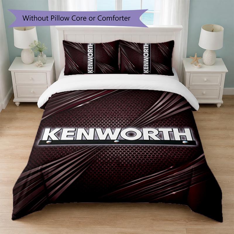 Set Biancheria da Letto Kenworth Stampa 3 Pezzi Copripiumino con Due Federe Biancheria da Letto Morbida per Camera da Letto Domestica