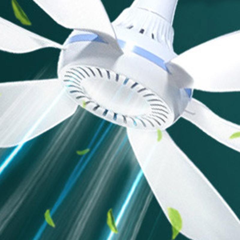Foldable Mini USB Ceiling Fan with Remote Quiet Operation For Camping Travel Office Dormitory