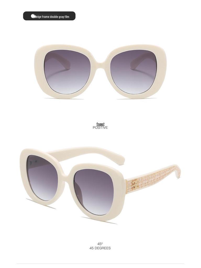 2026 Women's Retro Leopard Print Large Frame Sunglasses with UV Protection - High-End Fashion Trend