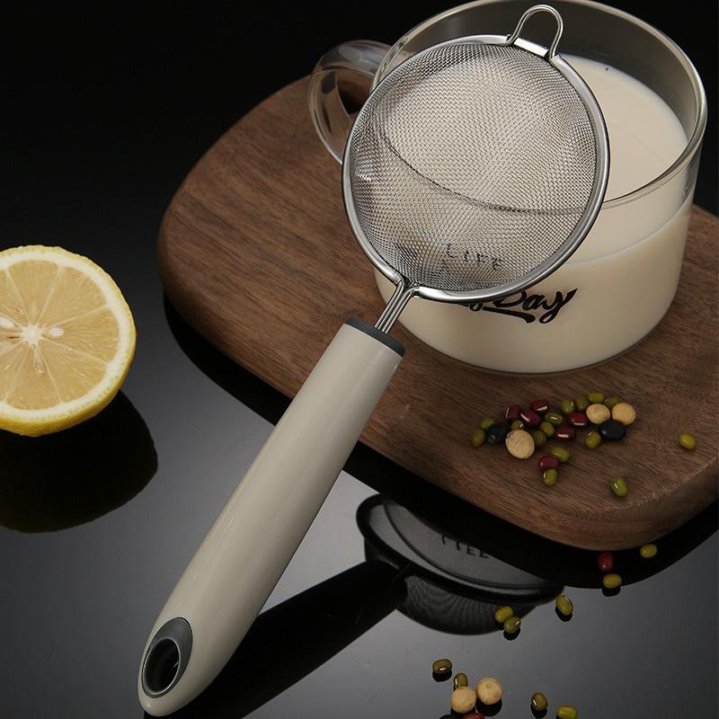 Household 304 Stainless Steel Colander Mesh Kitchen Utensils Mesh Colander Juice Soy Milk Filter Mesh