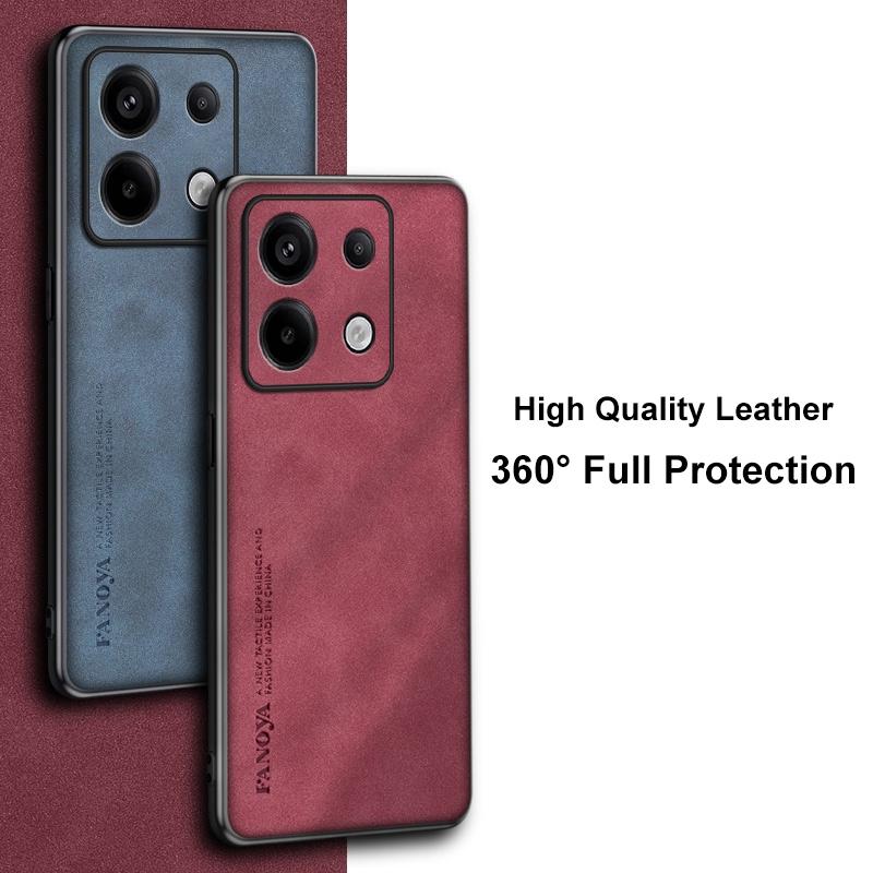 For Redmi Note 13 Pro 4G Case Luxury PU Leather Phone Case For Xiaomi Redmi Note 13 Pro 5G Back Cover Silicone Full Protection
