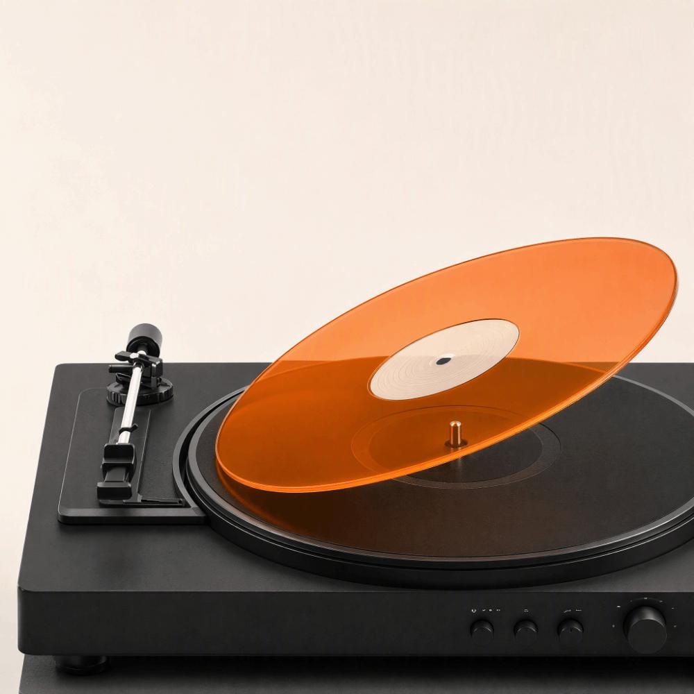 12 Inch Turntable Slipmat Non-Slip Record Platter Mat Cleaner Look Vinyl Slipmat Record Player