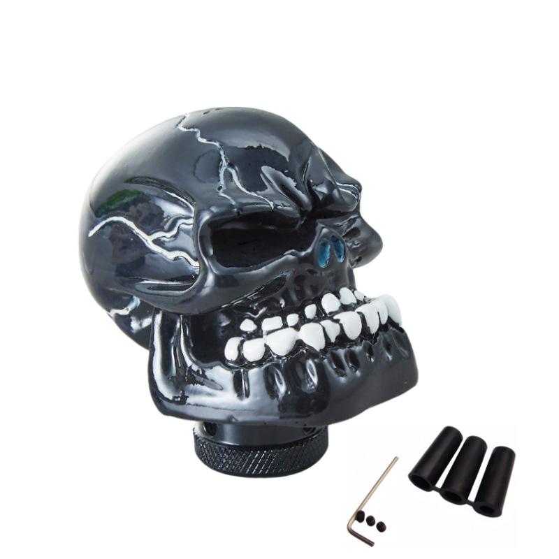 Universal Big Tooth Skull Resin Gear Shift Knob