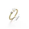 1PCS Camellia Opening Adjustable Ring