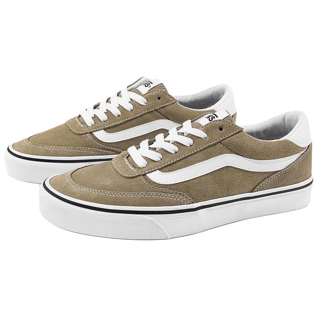 Vans Brooklyn Ls Comfortable Soft Low Top Skate Shoes Men sneaker Brown VN000D7QEMF