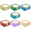 Spacious Glittering Note Holder With Large Capacity For Sticky Notes School Office Desk Organization Accessory