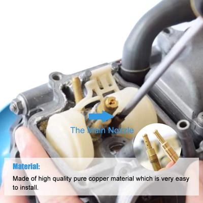 Lightweight Metal Motorcycles Carburetor Main Jets Slow Pilot Idle Jets Compatible for PWK PE CVK Automobile Enthusiasts