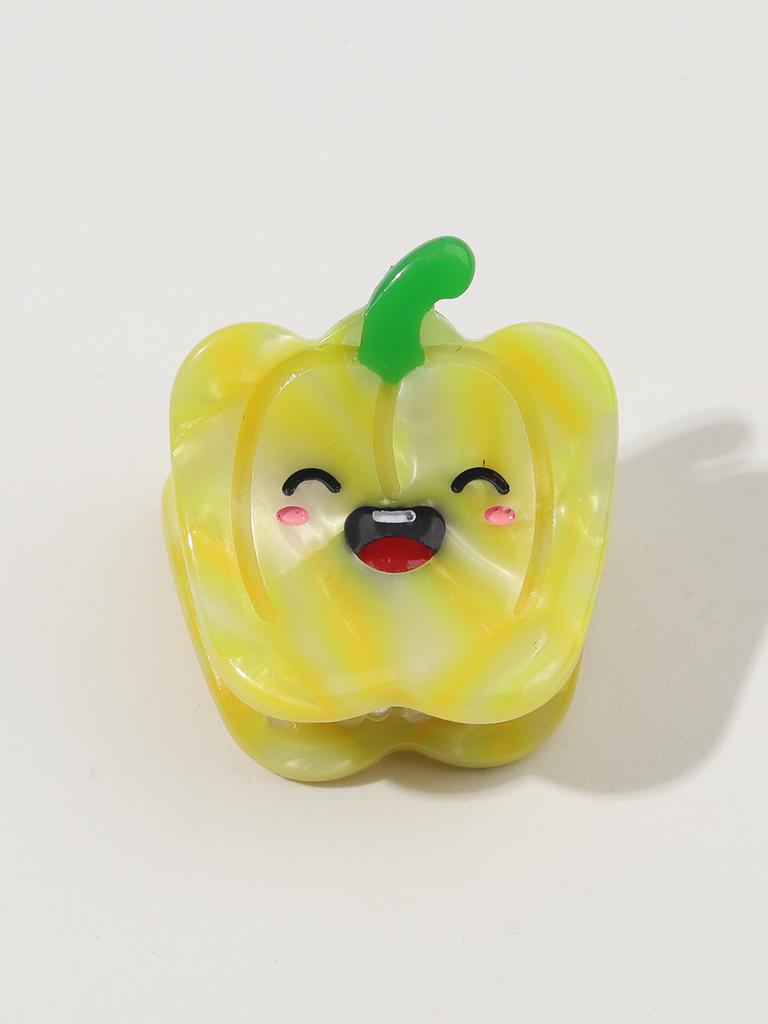 Acetate Vegetable Small Hairpins Eggplant Pepper Hair Ornaments Sense of Quality Cute Hairpin Y2k Dopamine Clip