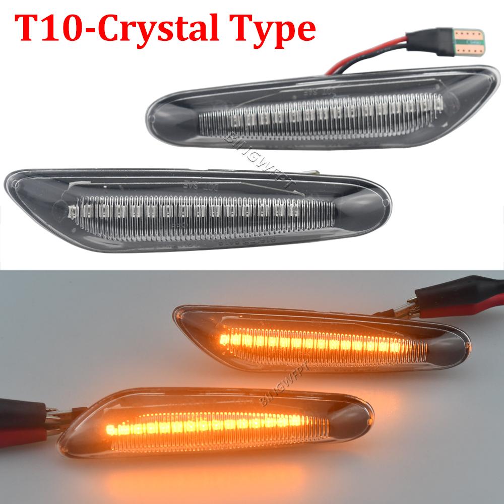New Turn Signal Light For BMW 5 Series E60 Sedan E61 Wagon X3 E83 2004-2010 LED Side Marker Mirror Indicator Lamp