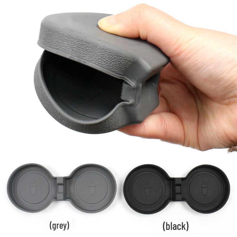 Rutschfeste Silikon-Becherhalter-Matte für das Interieur des Tesla Model 3/Y