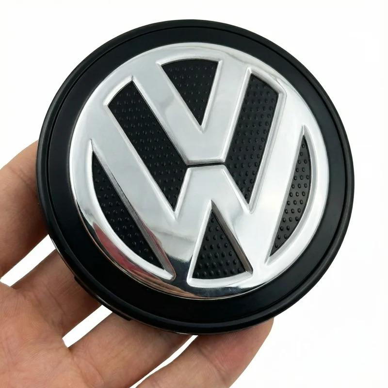 For Volkswagen VW 4pcs 55mm 56mm 65mm 70mm Car Styling Wheel Center Cap Hub Covers Badge Accessories For VW Volkswagen 3B7601171 1J0601171