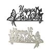 Metal Die Cuts Butterfly Letter Embossing Template Stencil Scrapbooking for Card
