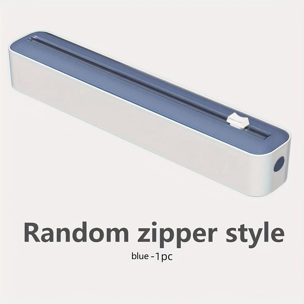 Dual-Function Cling Film Cutter - Quick Seal & Cut for Kitchen Storage. Durable & Efficient.