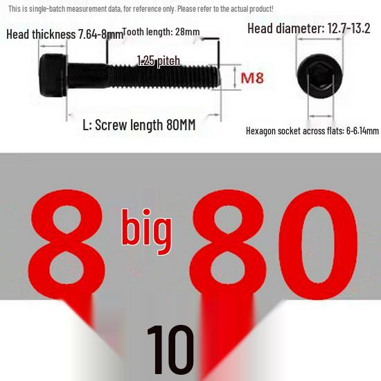 High-Strength Grade 12.9 Internal Hex Head Screws M1.4-M20