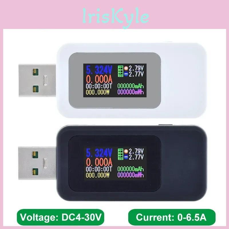 Usb In Tester 1 10 Dc Digital Voltmeter Amperimetro Current Voltage Meter Amp Volt Ammeter Detector Power Bank Charger Indicator