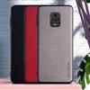 Textile Case for Xiaomi Redmi Note 9 9S 8 Pro 7 Pro Soft TPU Around Edge Hard PC 3in1 Material