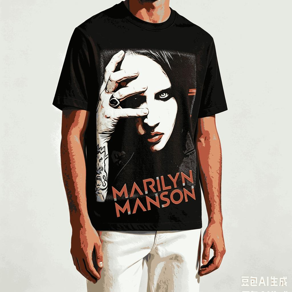 Marilyn Unisexson For Fan Gift Tshirt Unisex Unisex Harajuku Oversized Unisex Short Sleeve Streetwear High Quality Couples Breathable