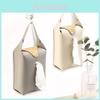 New Hanging Car Tissue Box Stylish Leather Paper Towel Holder Living Room Bathroom Tissue Storage Bag