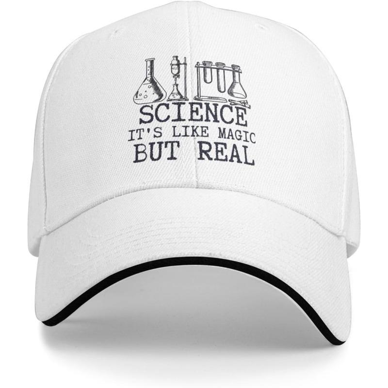 Science Its Like Magic But Real Baseball Cap Unisex Polyester Casual Adjustable Hat One Size