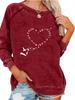 Women's Oversized Pullover Sweatshirt Spring/Fall Sweatshirt Fashion Print Top Versatile Top