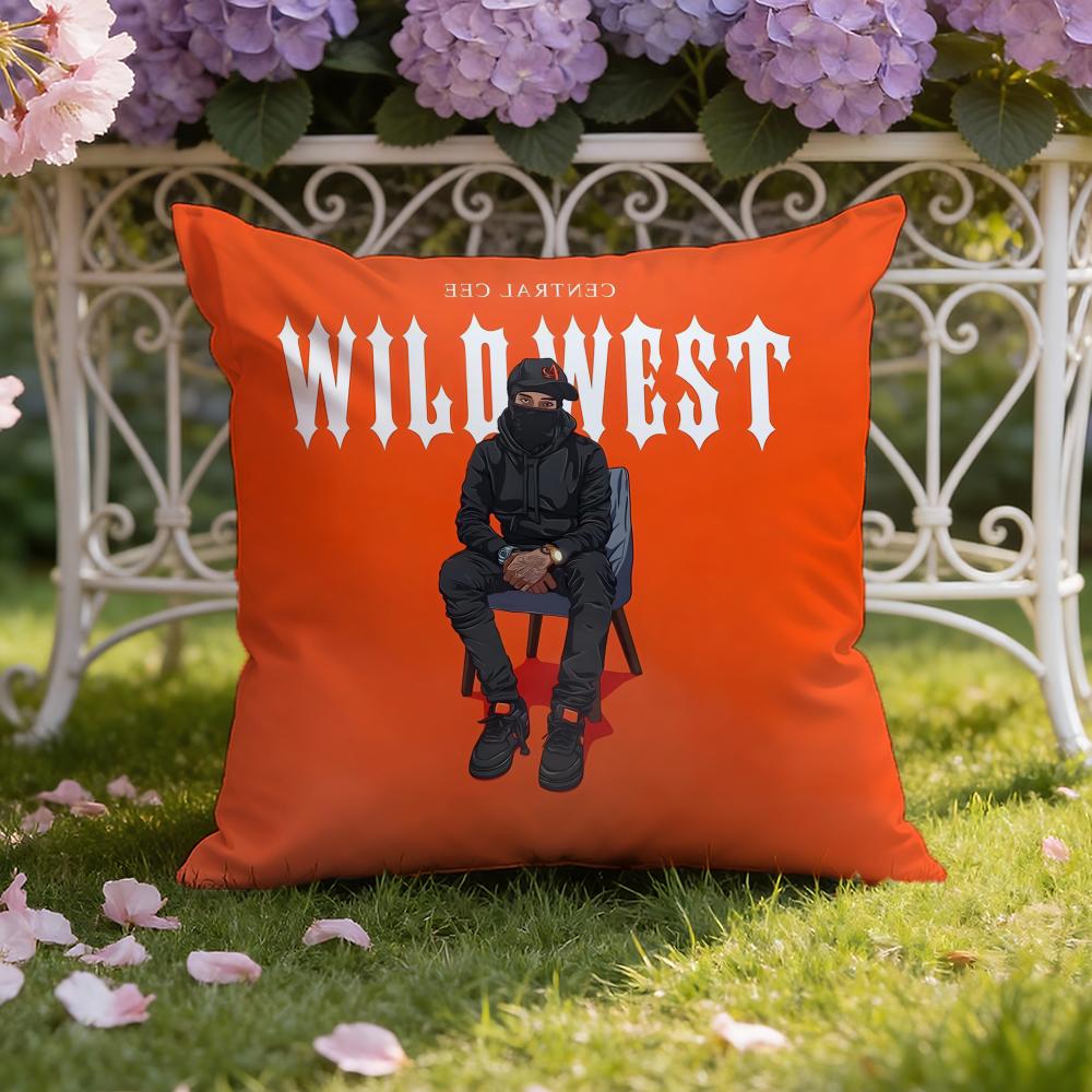 RAP C-Central Cee Cushion Cover Home & Car Dual-Scene Pillow Cover: Reversible for Premium Comfort