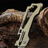 Kitchen Knife High Hardness Pocket Knife Multifunctional Folding Knife Key Chain Mini Titanium Alloy EDC Knife Peeling Knife