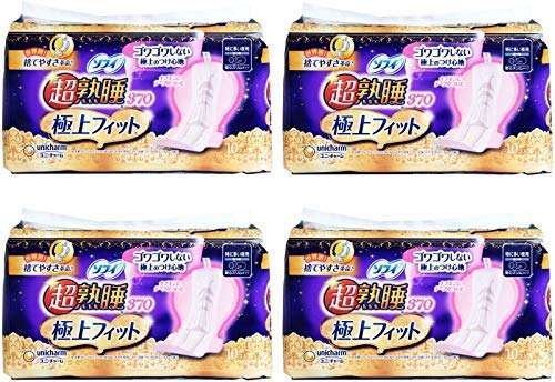 

Sophie Super Deep Sleep Super Fit 370 10 pieces napkins for night [Bulk purchase] (with tape) [Sanitary use] [x4 pieces]