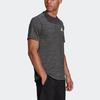 Adidas Set in Sleeve T Shirt Men's Metallic Black (Unisex) T-Shirts GM2074
