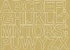 Self-Adhesive Letter Stickers 8 Cm Shiny Gold Stickers