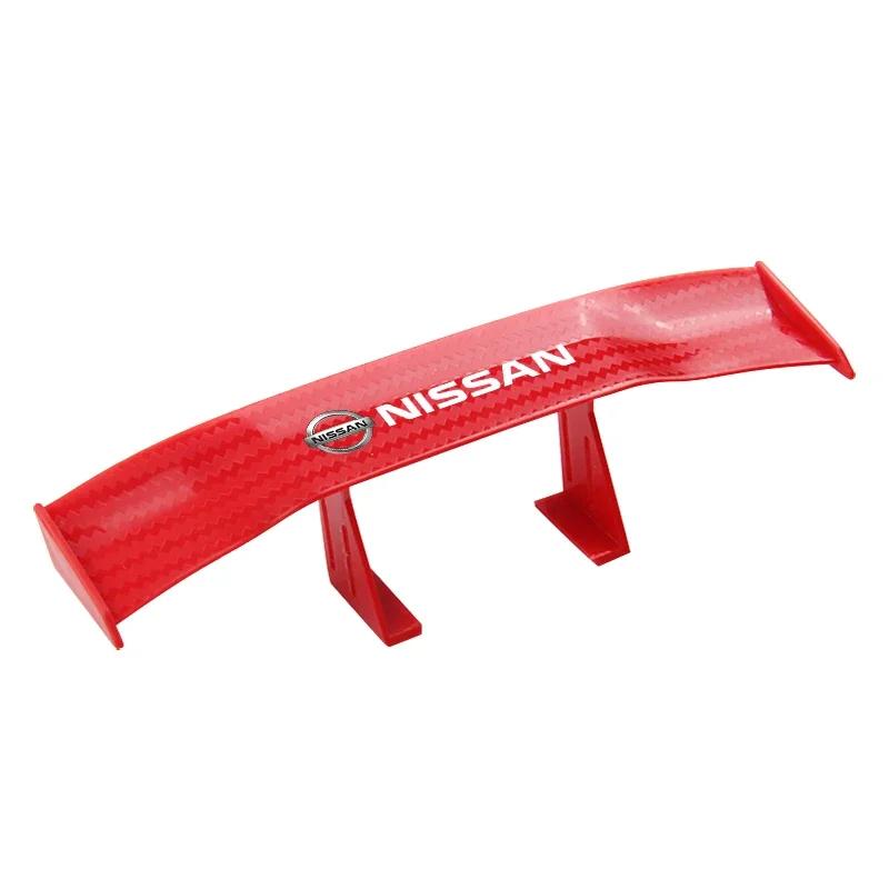 Car Tiny Tail Wing Black ABS Mini Rear Wing Spoiler For Nissan X-trail Qashqai Note Juke leaf Sentra Patrol Styling Accessories