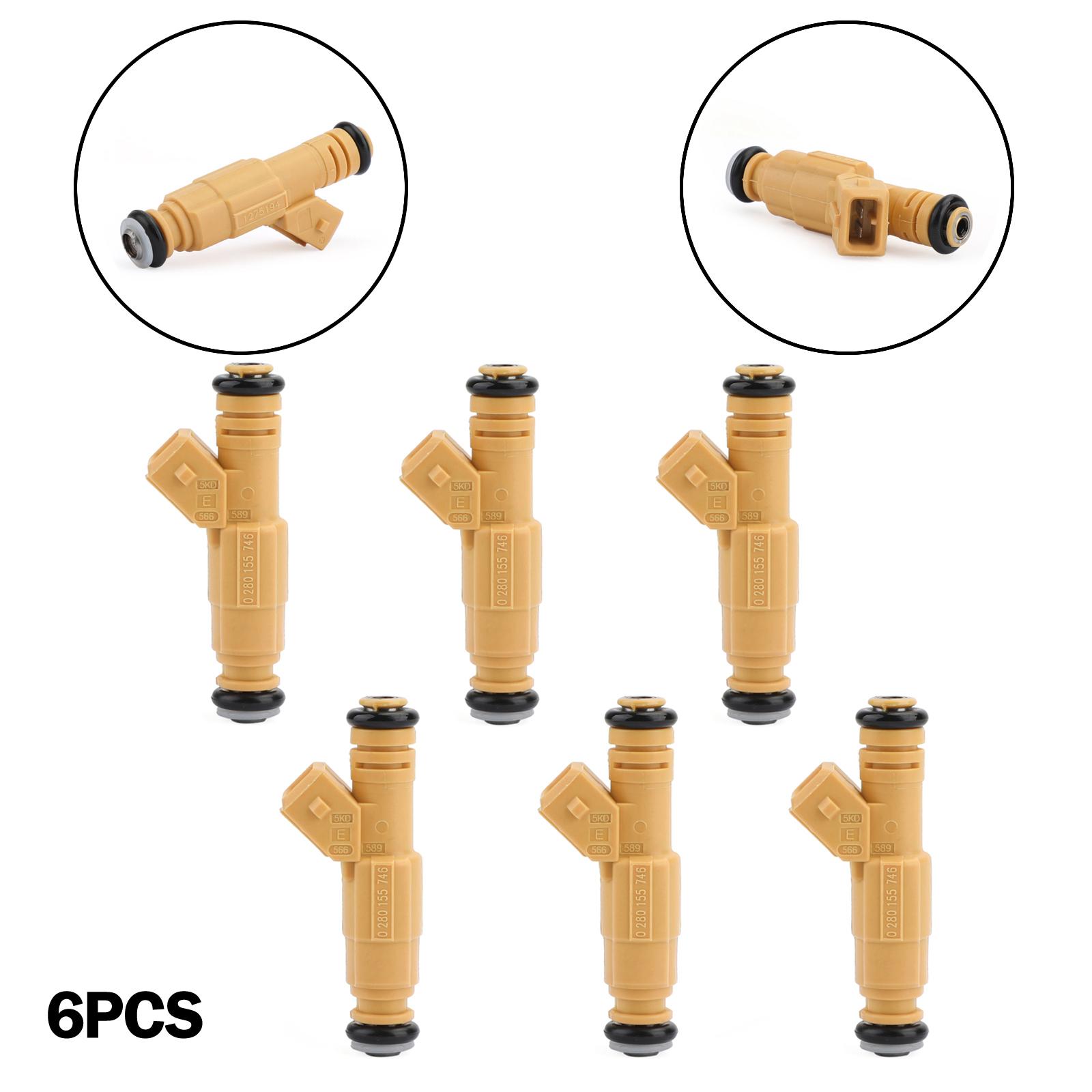 

6PCS Fuel Injector 0280155746 Fit for Volvo 960 S90 V90 2.9L I6 1996-1998 FJ583