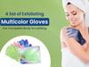 1-10pcs Colourful Exfoliating Gloves Bath Gloves For Shower Double Sided Exfoliating Gloves For Spa Massage And Body Scrubs
