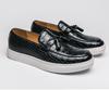 Men's Plus Size Tassel Slip-on Loafers - British Casual Fashion Summer Shoes