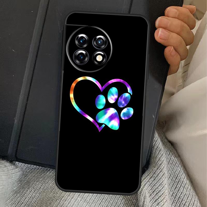 Dog Paw Case For OnePlus Nord 5 CE 2 3 4 Lite N10 N20 N30 OnePlus 13 12 11 10T 13s 10R 12R 13R Cover