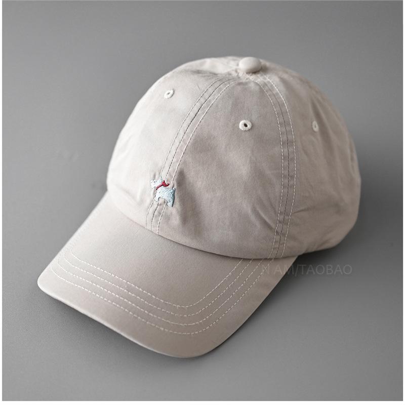 Cartoon Pony Embroidery Soft Top Solid Color Baseball Cap Men Women with The Same Simple Cute Casual Versatile Sunshade Cap