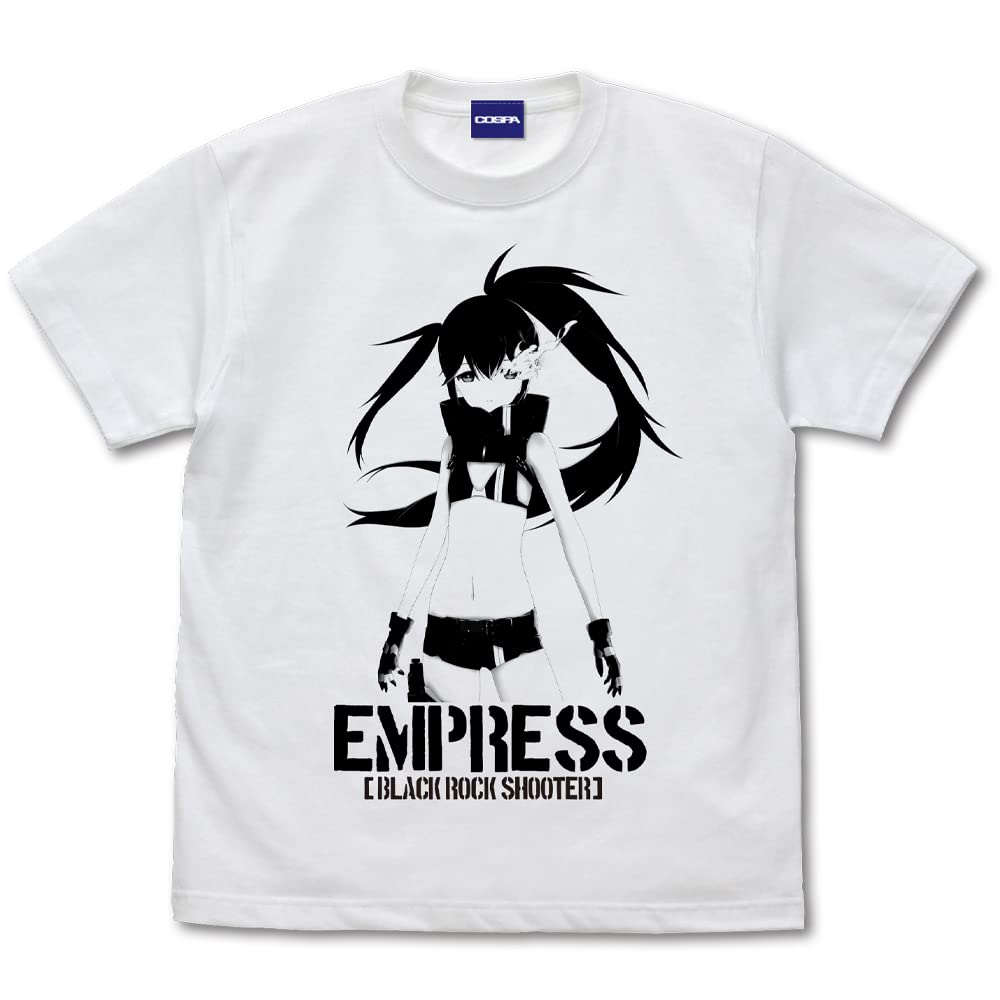 

2D Cospa Shooter DAWN FALL Empress WHITE M size Cotton BlackRock T-shirt