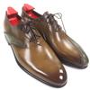 Pristine BERLUTI Leather Shoes Lapierre Prisse Khaki Leather Mens 6.5 Used