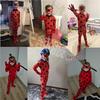 Trendy Girls' Superhero Jumpsuit with Eye Mask & Bag - Perfect for Halloween or Festivals