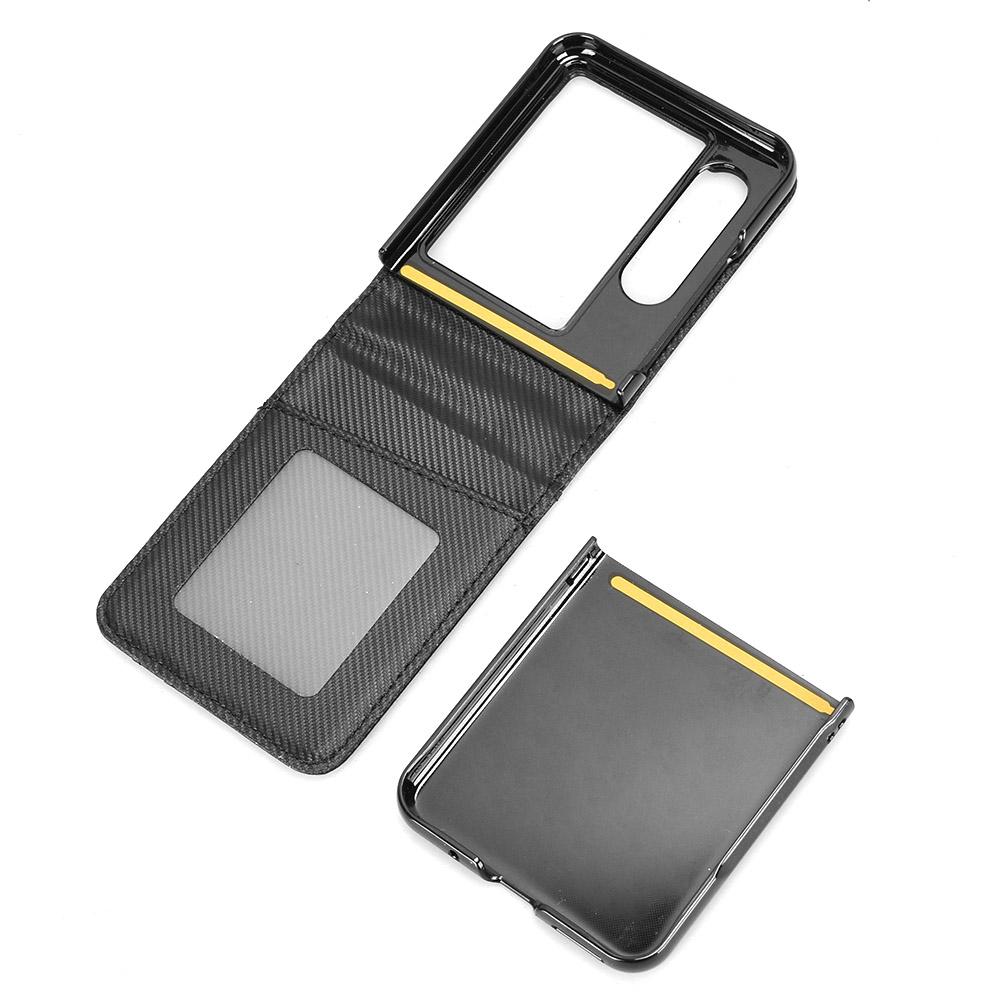For ZTE nubia Flip2 5G Etui PU Lær+PC Kortholder Mobiltelefondeksel