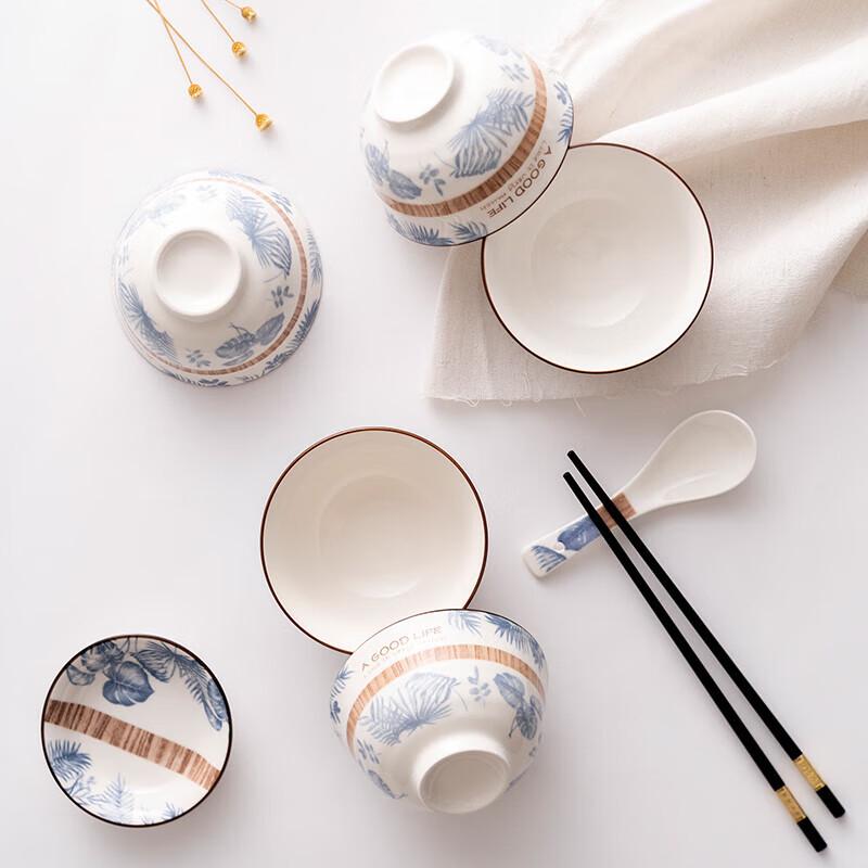 Debo Camellia 12-Piece Ceramic Dinnerware Set