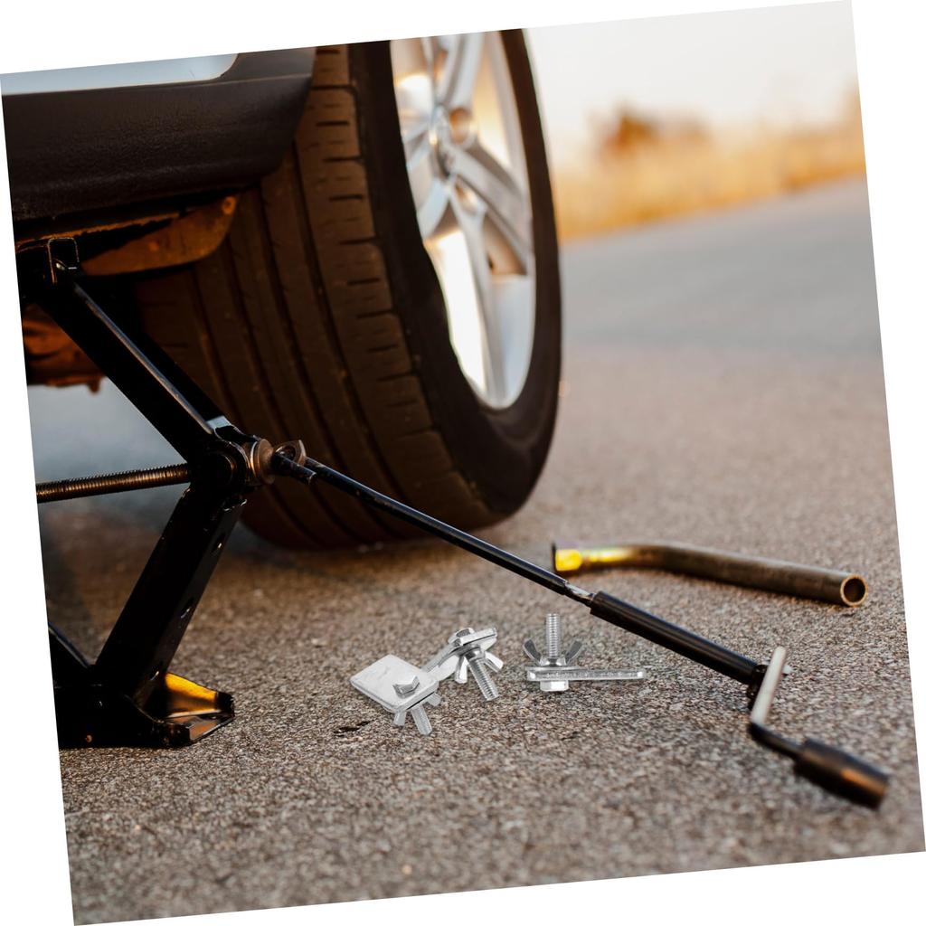 BUGUUYO 4pcs Jack Conversion Head Lug Car Scissor Jack Adapter Scissor Jack Wrench Cloth