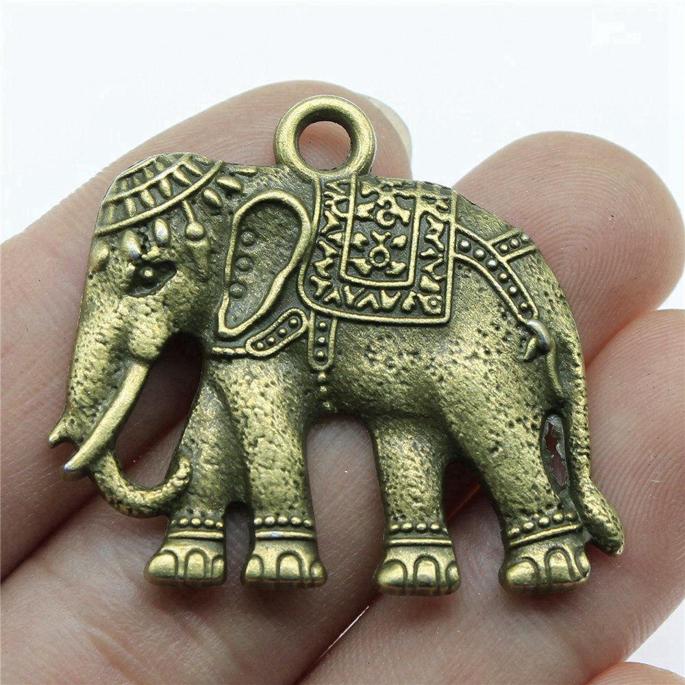 Charms Elephant God Pendants Kids' Jewelry Materials QC049