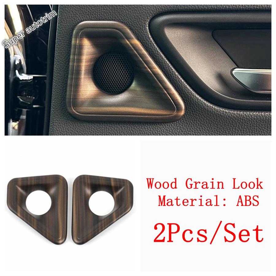 Gear Shift Water Cup Panel / Window Lift / Armrest Box Cover Trim For Toyota Crown  2024 2025 Wood Grain Look Accessories
