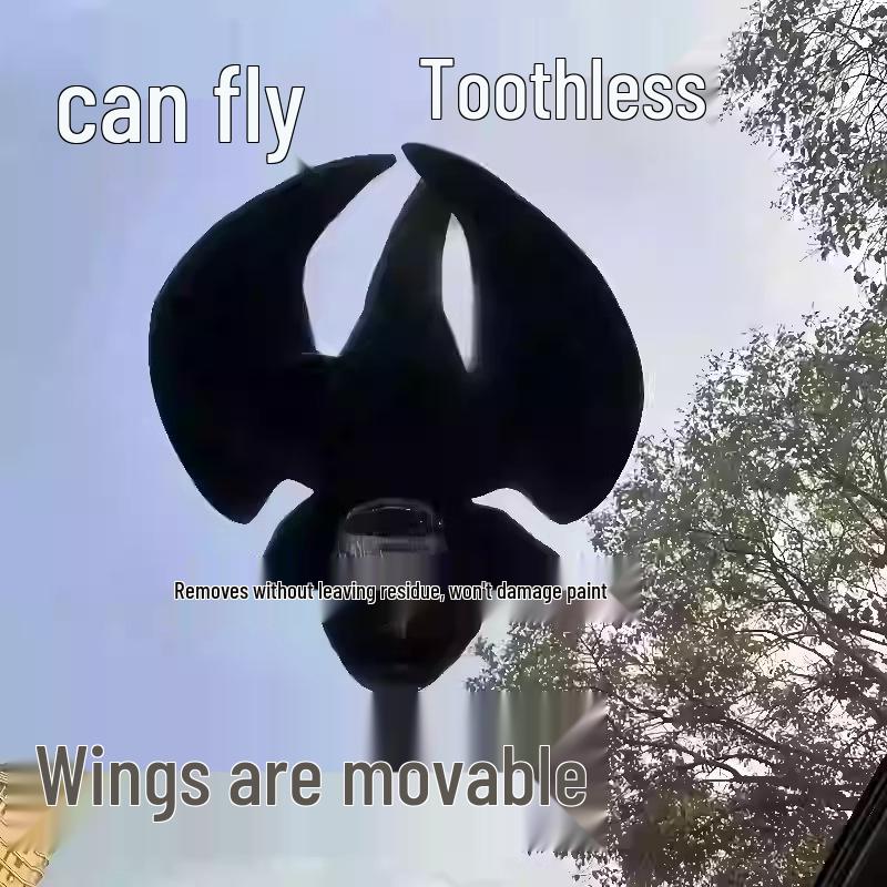 Toothless Dragon Motorcycle/Car Roof Decoration with Movable Wings