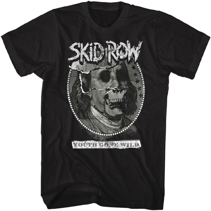 Unisex T-shirt A&E Designs Skid Row T-Shirt Youth Gone Wild Dead Benji Black Tee
