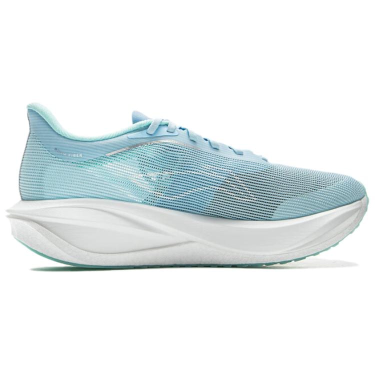 Li Ning Feidian 5 Challenger Low top Carbon Plate Running Shoes Men's Glacier Blue ARMV001-14
