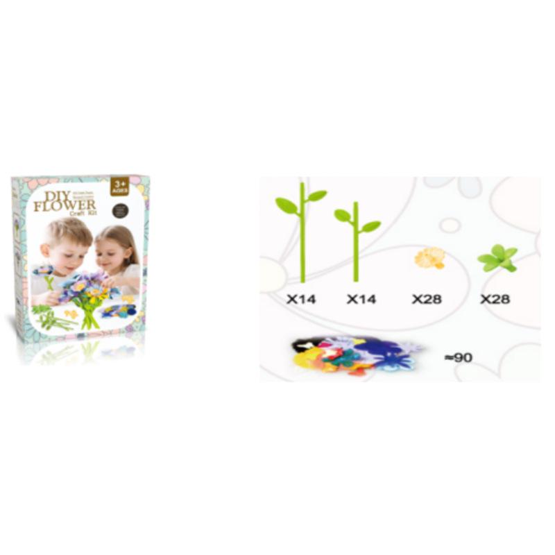

DIY Flower Arrangement Kit: Handmade Floral Craft & Playhouse Toy for Kids