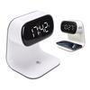 Digital Alarm Clock with Wireless Fast Charging Station 15W Touch Smart Lamp 3 Colors Nightlight for Living Room Bedside